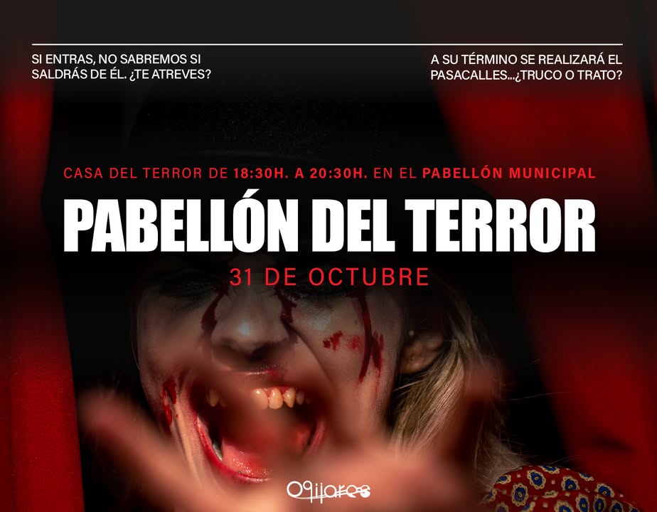 🎃 VIERNES 31 DE OCTUBRE – HALLOWEEN EN OGÍJARES 👻  
  
🕸️ ¡Prepárate para una noche llena de sustos y diversión! Llega a Ogíjares “El Pabellón de...