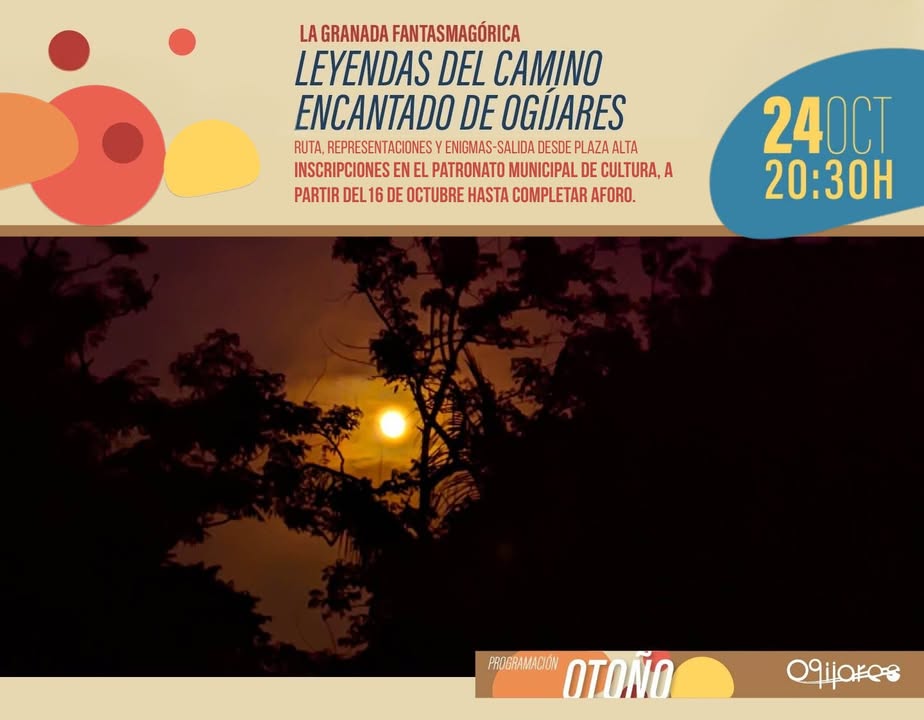 👻 Leyendas del Camino del Encantado de Ogíjares – La Granada Fantasmagórica  
  
📜 Vive una experiencia única recorriendo las calles de Ogíjares ...