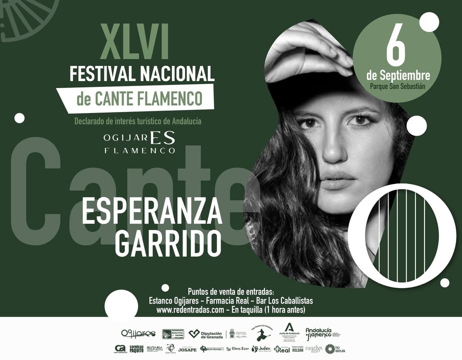 👑 Esperanza Garrido  
  
Promesa local de Ogíjares con raíces sevillanas y granadinas, Esperanza ya brilla en peñas y festivales.  
  
Su juventud...