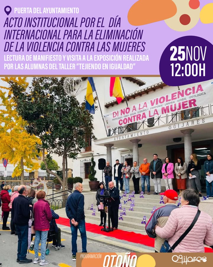 💜 ACTO INSTITUCIONAL CON MOTIVO DEL DÍA INTERNACIONAL PARA LA ELIMINACIÓN DE LA VIOLENCIA CONTRA LAS MUJERES  
  
Un acto de compromiso y sensibil...