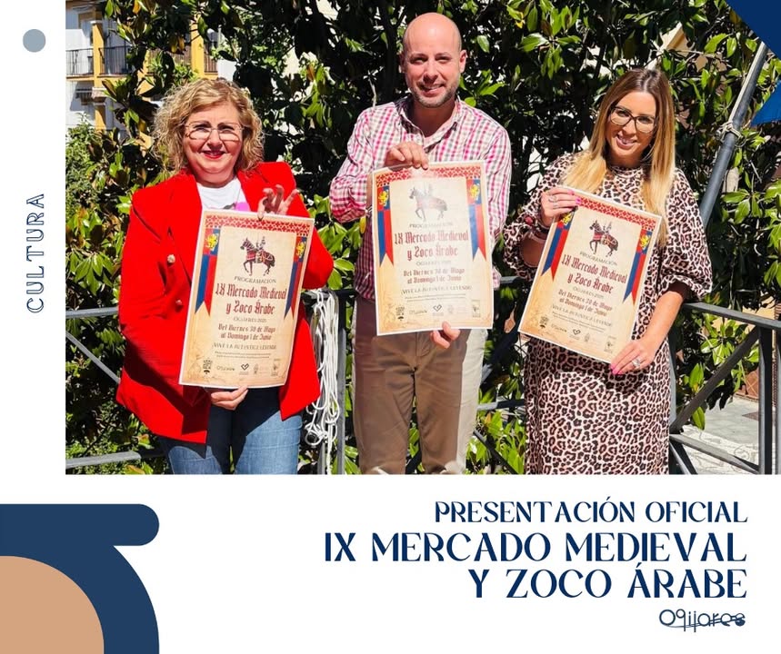 🏰 IX Gran Zoco Medieval de Ogíjares
🗓️ Del viernes 30 de mayo al domingo 1 de junio
Desde el Patronato Municipal de Cultura os invitamos... 🏰 IX Gran Zoco Medieval de Ogíjares
🗓️ Del viernes 30 de mayo al domingo 1 de junio
Desde el Patronato Municipal de Cultura os invitamos...