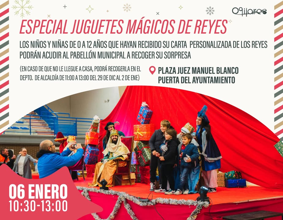 🎁✨ Todos los niños y niñas que recibieron su carta personalizada podrán recoger su sorpresa de Reyes.  
Un momento precioso para vivir la ilusión...