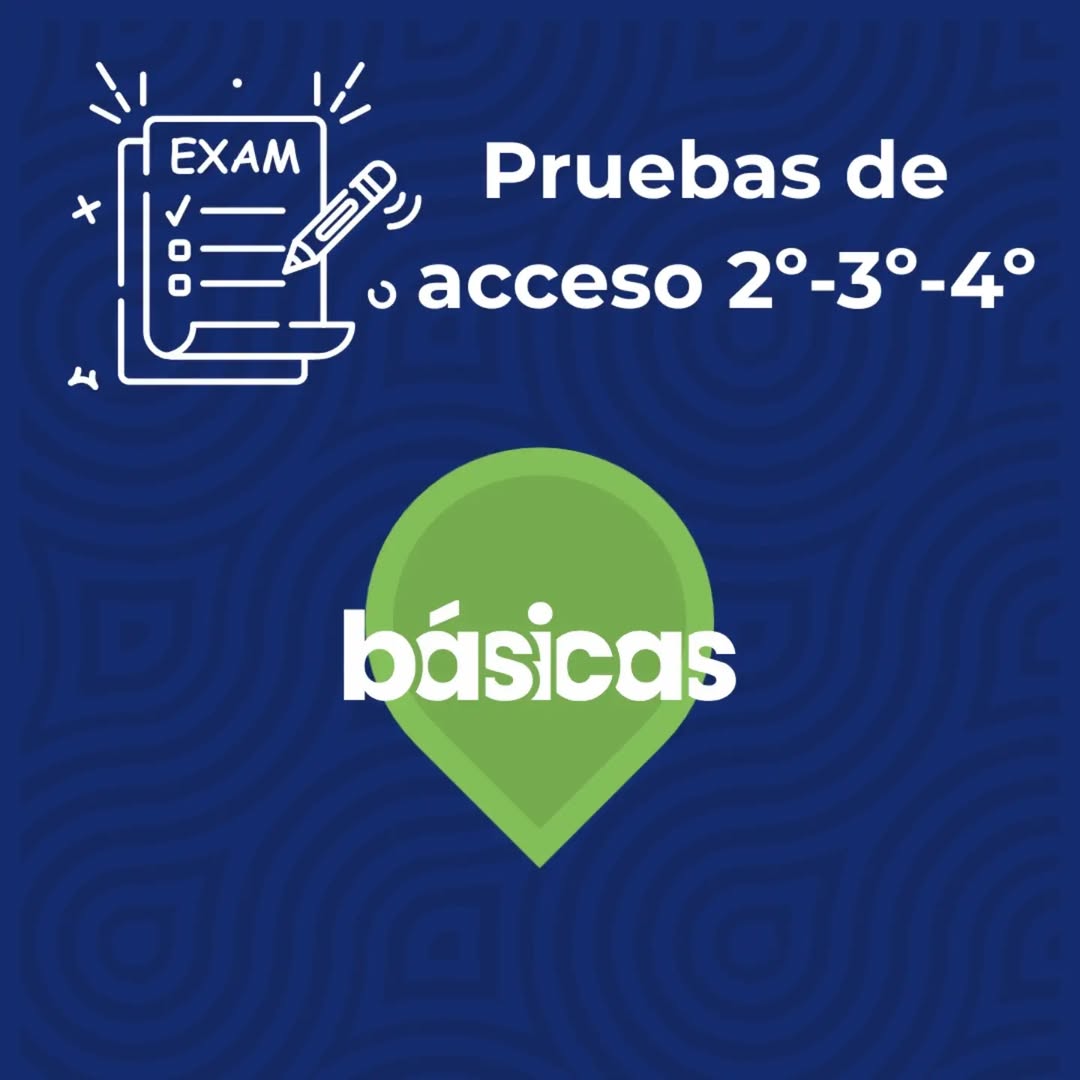 Consulta en nuestra web la convocatoria de las pruebas de acceso que se llevarán a cabo el 2 de septiembre. 🟢Apartado d...