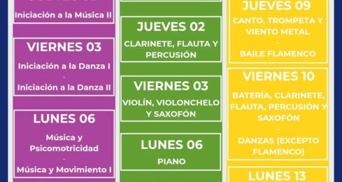 Consulta el calendario de matriculaci...