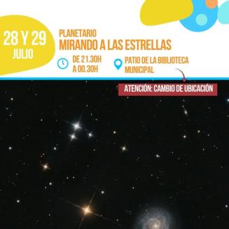 🚨 INFORMACIÓN IMPORTANTE: CAMBIO DE UBICACIÓN 🚨  
  
👉 Del recinto ferial al patio de la Biblioteca Municipal   
  
🌠 Este verano... ¡viaja por...