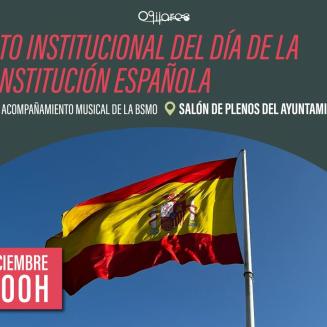 🇪🇸✨ Celebramos los valores que nos unen.  
  
El sábado 6 de diciembre, a las 12:00 h en el Salón de Plenos del Ayuntamiento, tendrá lugar el Acto...