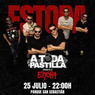 Este sábado 25 de julio tienes una cita con las canciones de Estopa de la mano del grupo "A Toda Pastilla". 🎸🎤  
  
A partir de las 22:00 horas, ...
