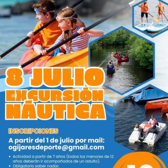 🚣‍♂️EXCURSIÓN NÁUTICA EN OGÍJARES 🚣‍♀️  
  
El Patronato Municipal de Deportes organiza una jornada llena de aventura y diversión en el embalse d...
