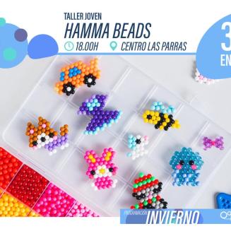 🧩✨ Taller Joven de Hamma Beads ✨🧩  
  
Un plan creativo para dejar volar la imaginación y diseñar tus propios accesorios. Podrás crear llaveros...