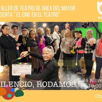 🎭 “El cine en el teatro” 🎬  
  
El Taller de Teatro del Área del Mayor de Ogíjares tiene el placer de presentar su nueva obra: “El cine en el tea...
