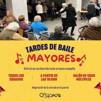 💃🕺 ¡Bailes para nuestros mayores en Ogíjares!  
  
Se celebran todos los sábados a las 19:00 h en el Salón de Usos Múltiples (C/ Real Baja – Cent...