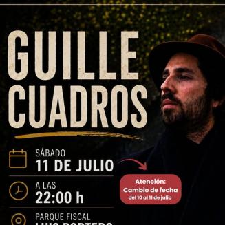 📢 CAMBIO DE FECHA | CONCIERTO DE GUILLE CUADROS  
  
Informamos de que, por motivos de organización, el concierto de Guille Cuadros cambia de fech...