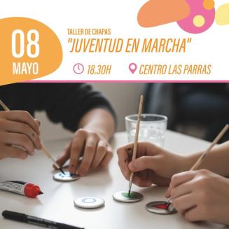 Juventud en Marcha: Taller de Chapas 🧷🎉  
  
Llega una nueva edición de “Juventud en Marcha”, una actividad creativa donde podrás diseñar y crear...