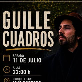 🌙 La música en directo vuelve a las noches de verano de Ogíjares.  
  
El cantautor Guille Cuadros llega con su repertorio de pop-rock para ofrece...