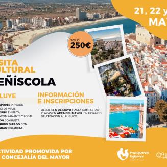 🏖Visita cultural a “Peñíscola” 🏰  
  
📍Un viaje para disfrutar del patrimonio, la historia y la belleza natural de la Comunidad Valenciana. Viaja...