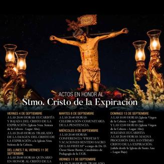 ⚠️ IMPORTANTE | Cambios en los lugares de celebración de algunos actos en honor al Stmo. Cristo de la Expiración.  
  
Se actualiza la ubicación de...