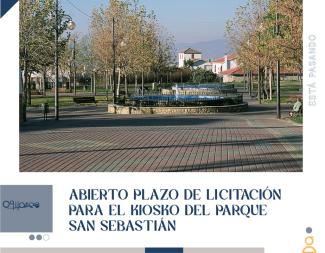 📢 ¡Licitación abierta para la gestión del Quiosco-Bar del Parque San Sebastián! 🍽☕  
  
Si estás interesado en gestionar este espacio en Ogíjares...
