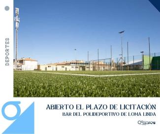 📢 ¡Publicada la licitación del bar del Polideportivo Municipal de Loma Linda! 🏟️☕  
  
Informamos que ya está disponible la licitación para la ge...
