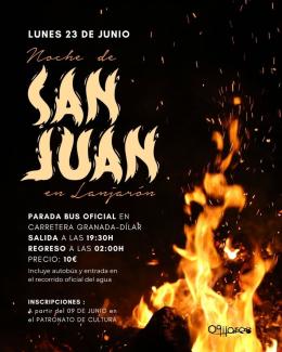 🔥 Noche de San Juan en Lanjarón   
  
💦 El lunes 23 de junio, disfrutaremos de una de las noches más refrescantes y divertidas del verano: La Noc...