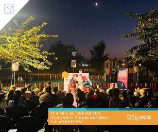 🎭 Ayer pudimos disfrutar de teatro al fresquito con la obra “Ludovico y Parlanchina, la aventura” de la compañía Tapo Teatro en el Parque Los Héro...