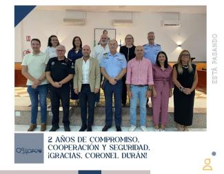 ✈️ Esta mañana recibimos la visita de despedida del Coronel de la Base Aérea, Don Miguel Durán Gálvez, tras dos años de servicio y entrega, siempre...