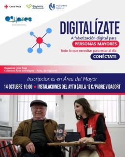 💻✨ ¡Digitalízate!  
  
Un taller de alfabetización digital para personas mayores, pensado para que aprendan todo lo necesario para estar al día y...