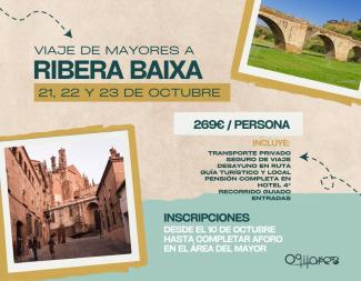 🧳 ¡Nos vamos de viaje con nuestros mayores! 🌅  
  
Desde el Área del Mayor del Ayuntamiento de Ogíjares promovemos una escapada inolvidable a Rib...