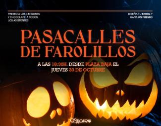 🕯️ ¡¡HOY!! – FIESTA DE LOS FAROLES DE TODOS LOS SANTOS 🎃  
  
Ogíjares celebra su tradicional Fiesta de los Santos con el encantador pasacalles de...