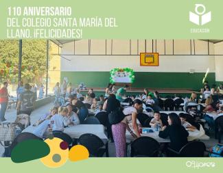 🎉 El Colegio Santa María del Llano celebra 110 años de historia 🎂  
  
Este viernes, el colegio Santa María del Llano de Ogíjares ha celebrado su...