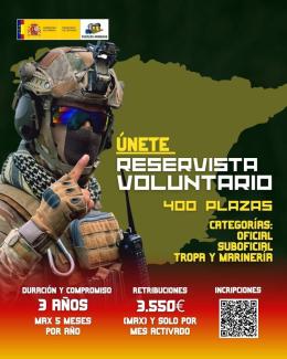💂‍♀️ ¡Forma parte de las Fuerzas Armadas como Reservista Voluntario! 💂‍♂️  
  
¿Quieres colaborar con nuestro país sin dejar tu vida civil? Ya es...