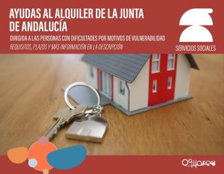🏠 Ayudas al Alquiler de la Junta de Andalucía  
  
Ya está abierto el plazo para solicitar las ayudas al pago del alquiler de la vivienda habitual...