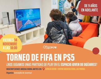 🎮⚽ ¡Llega el Torneo de FIFA en PS5 al Espacio Joven de Ogíjares!   
  
🚨🚨 ¡¡HOY!! 🚨🚨  
  
¿Eres el mejor en el campo… aunque sea virtual? 😎 ...