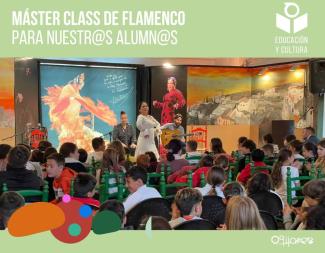 Semana del Día Internacional del Flamenco 💃  
  
El alumnado de 5º de Primaria y 2º de ESO ha disfrutado de una máster class única con los artista...