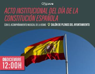 🇪🇸✨ Celebramos los valores que nos unen.  
  
El sábado 6 de diciembre, a las 12:00 h en el Salón de Plenos del Ayuntamiento, tendrá lugar el Acto...