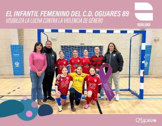 💜 Deporte con valores en Ogíjares  
  
El Infantil Femenino del C.D. Ogíjares 89 de fútbol sala (2ª Andaluza – RFAF) mostró este sábado 29 de novi...