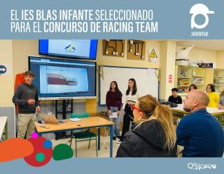 🚀 Nuestro IES Blas Infante ha sido seleccionado entre los 4 mejores centros de Andalucía para el concurso Racing Team. Con su maqueta “Zenith”, qu...