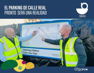🚧 Avanzan las obras del nuevo aparcamiento de Calle Real Baja 🚗  
  
Hemos visitado el estado de los trabajos del futuro parking situado en pleno...