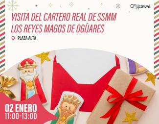 💌👑 El Cartero Real llega a Ogíjares para recoger las cartas de los peques y hacerles llegar su magia a SS.MM. Los Reyes Magos.  
Una mañana llena...