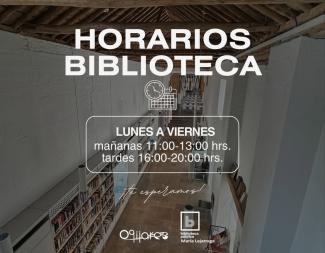 📚 La Biblioteca Municipal recupera su horario habitual 📚  
  
🕘 Mañanas: 11:00 a 13:00 h  
🕓 Tardes: 16:00 a 20:00 h  
  
Te esperamos para dis...