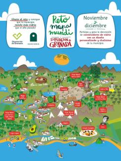 ♻️ Reto Mapamundi  
  
Esta iniciativa impulsada por @diputaciondegranada y @ecovidrio , tiene como objetivo de seguir mejorando en el reciclaje de...