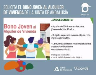 🏠💛 BONO JOVEN AL ALQUILER | JUNTA DE ANDALUCÍA  
  
Desde la Junta de Andalucía se pone en marcha una nueva convocatoria del Bono Joven Alquiler,...