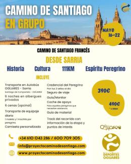 Vive el Camino de Santiago en grupo ✨  
  
¿Te imaginas recorrer el Camino rodeado de buen ambiente, historia y espíritu peregrino?  
  
🚶‍♂️ Cam...