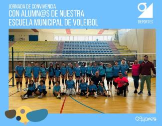 🏐 Jornada de convivencia en el Pabellón Municipal con el alumnado de la Escuela Municipal de Voleibol 🤝  
  
Un encuentro que ha reunido a todas ...