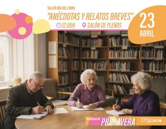 📖 Celebramos el Día del Libro en Ogíjares  
  
¡¡MAÑANA!!  
Presentación del libro “Anécdotas y relatos breves”, elaborado por el alumnado del tal...