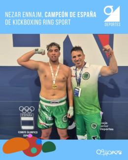 NEZAR ENNAJM, CAMPEÓN DE ESPAÑA DE KICKBOXING RING SPORT: 🥊🏆 OGÍJARES CONQUISTA EL PODIO NACIONAL  
  
El deportista ogijareño Nezar Ennajm se ha...