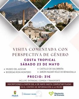 Visita comentada con perspectiva de género – Costa Tropical ♀️🌊  
  
Te invitamos a participar en una experiencia cultural única para descubrir la...