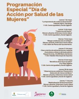 🟣 Programación Especial - Día de Acción por la Salud de las Mujeres  
  
Desde el Ayuntamiento de Ogíjares ponemos en marcha una completa programa...