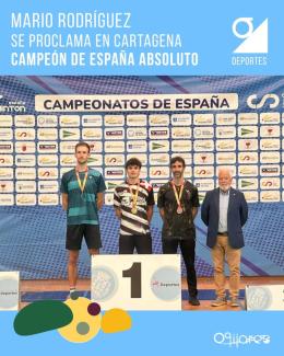 🏸🔥 ¡Orgullo de Ogíjares! Mario Rodríguez, Campeón de España Absoluto de Bádminton  
  
El volantista ogijareño Mario Rodríguez se ha proclamado e...