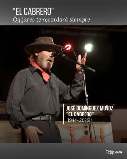 🖤 Desde el Ayuntamiento de Ogíjares lamentamos profundamente el fallecimiento de José Domínguez Muñoz “El Cabrero”, una figura imprescindible del ...