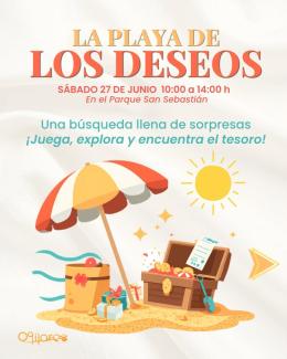 🏖️ Comprar en Ogíjares tiene premio  
  
¡¡HOY!!   
  
Llega “La Playa de los Deseos”, una divertida actividad donde una zona del Parque San Sebast...